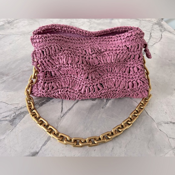 Zara Straw Shoulder Bag 🎀 - Picture 3 of 4